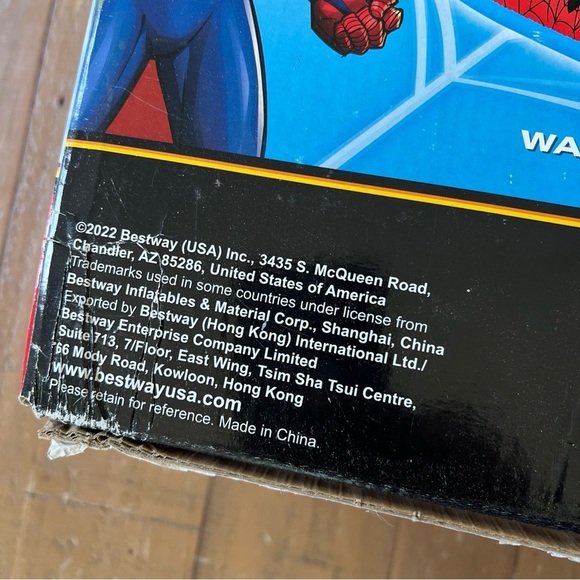 Bestway Spider-Man Marvel Kids Water Play Center Aquapark Water Slide new - Picture 8 of 8